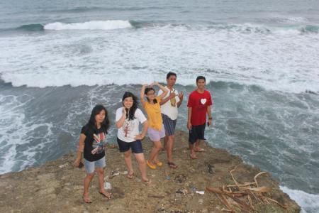 Mr. Valentinus Widyawan and Friends at Batu Hiu