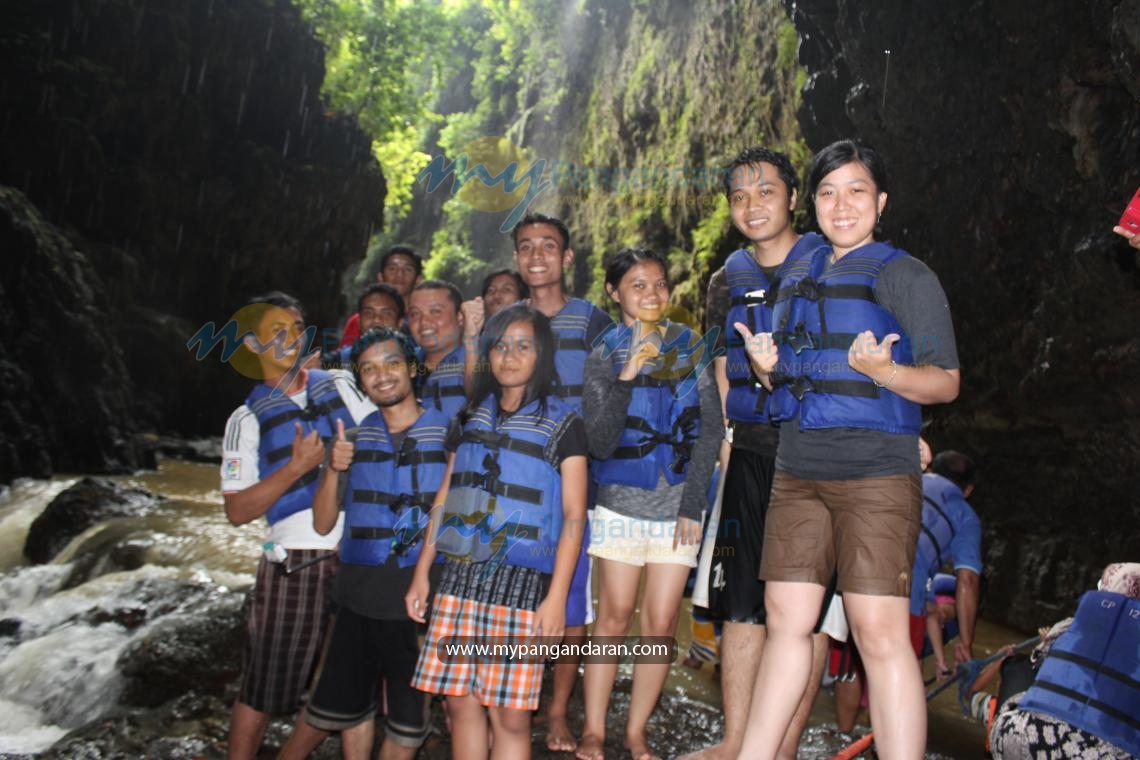 Mr. Valentinus Widyawan and Friends at Green Canyon