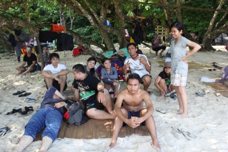 Mr. Valentinus Widyawan and Friends at Pasir Putih